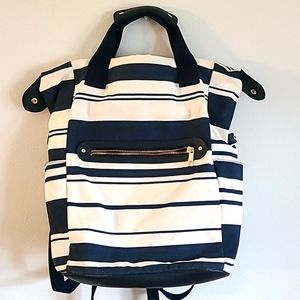 A New Day Striped Backpack Tote